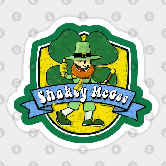 Shakey McGee Sticker by SteveW50